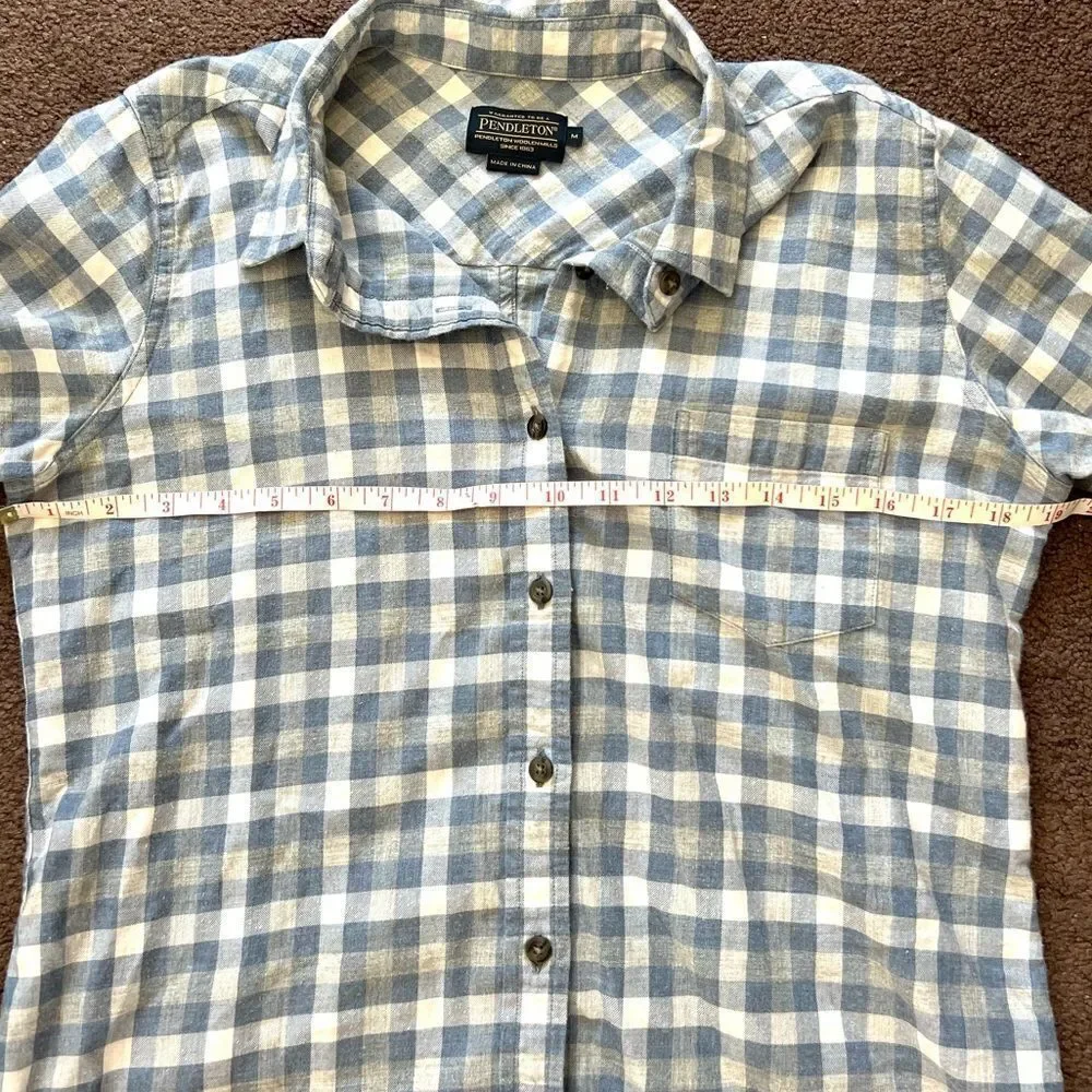 Pendleton Plaid Button Down Top - Picture 2 of 7